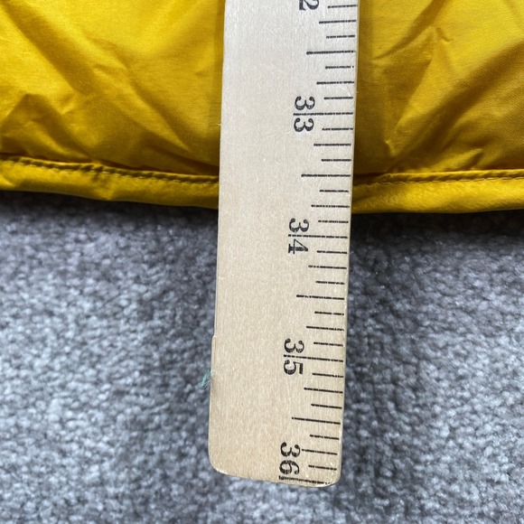 Herschel Supply Co Puffer Jacket Yellow Quilted LS Collarless Women's S - Picture 9 of 11